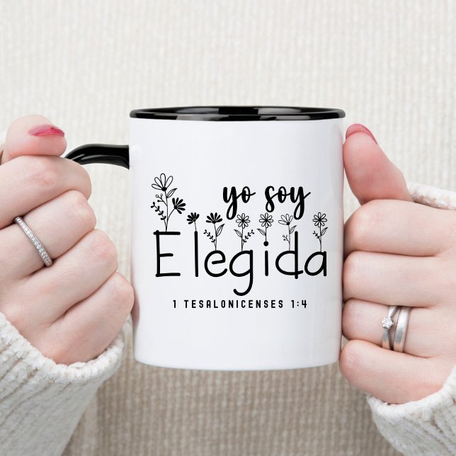 Yo Soy Elegida Spanisch Christlich Coffee Tasse (Von Creator hochgeladen)