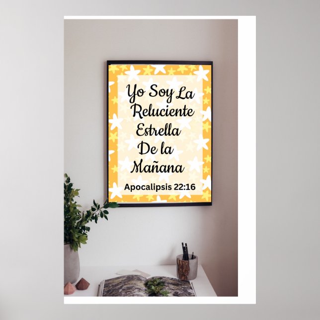 Yo Soy La Luciente Estrella De La Mañana Poster (Vorne)