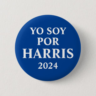 Yo Soy Por Harris Button