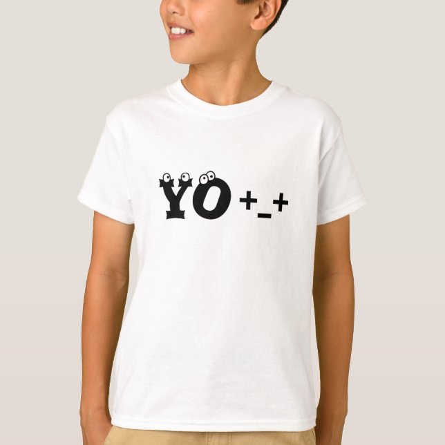 YO+_+ T-Shirt (Vorderseite)
