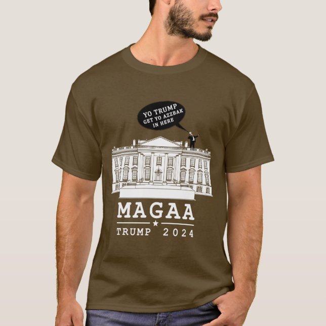 YO TRUMP 2024 MAGA Wieder T - Shirt (Vorderseite)