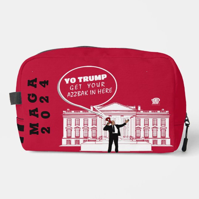 YO TRUMP 2024 WASCHBEUTEL (Vorderseite)