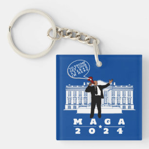 YO TRUMP GEHEIMDIENST SCHLÜSSELANHÄNGER