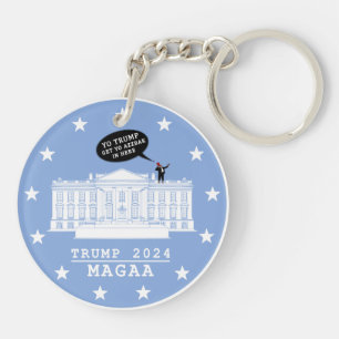 YO TRUMP - WHITEHOUSE SCHLÜSSELANHÄNGER