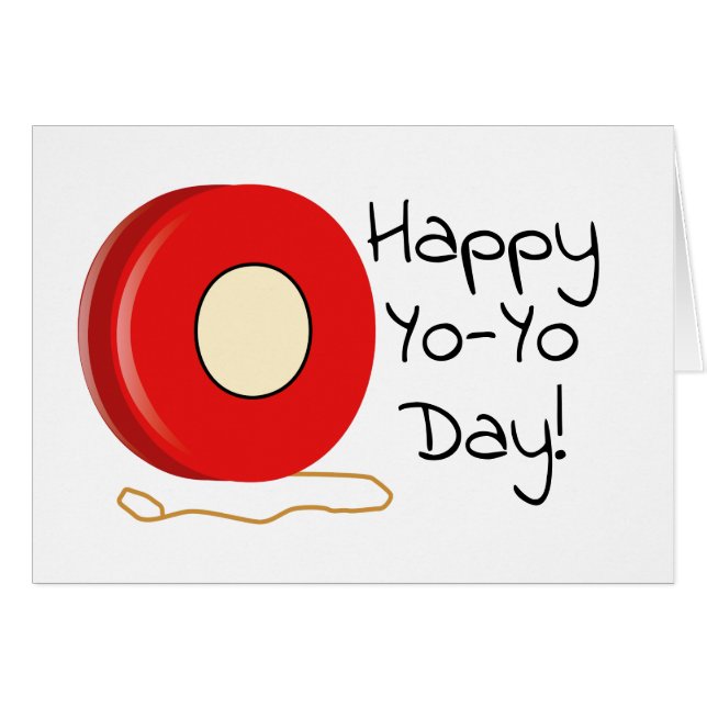 Yo-Yo Day Gruß (Vorderseite (Horizontal))