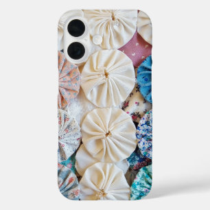 Yo Yo Quilt Pattern iPhone 16 Hülle