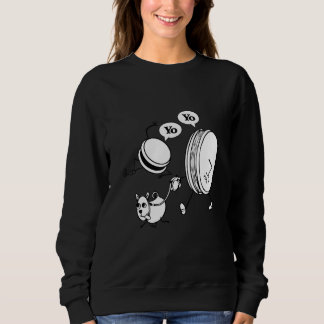 Yo Yo Walking The Dog Yoyo Toy Professional Sweatshirt
