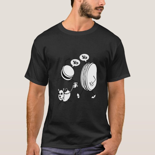 Yo Yo Walking The Dog Yoyo Toy Professional T-Shirt (Vorderseite)