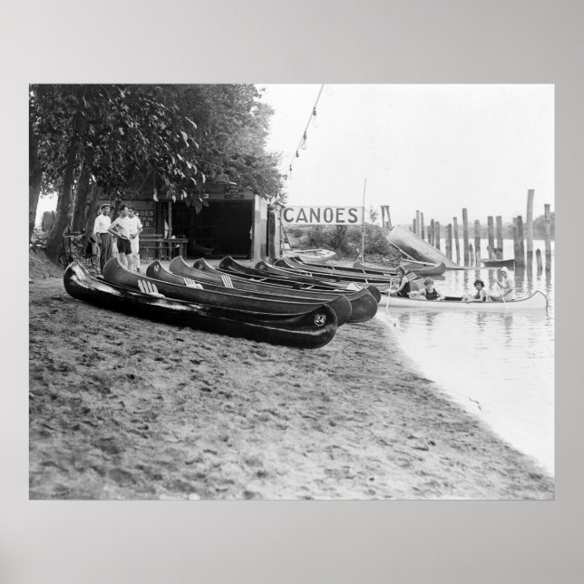 Yocum Canoe House: 1932 Poster (Vorne)