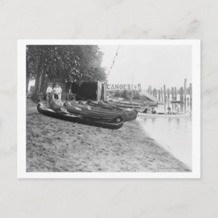 Yocum Canoe House, Arlington Beach Park Postkarte