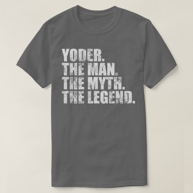 YoderYoder Familienname Yoder Nachname Yoder Nachn T-Shirt (Design vorne)