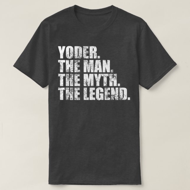 YoderYoder Nachname Yoder Nachname Yoder Surna T-Shirt (Design vorne)