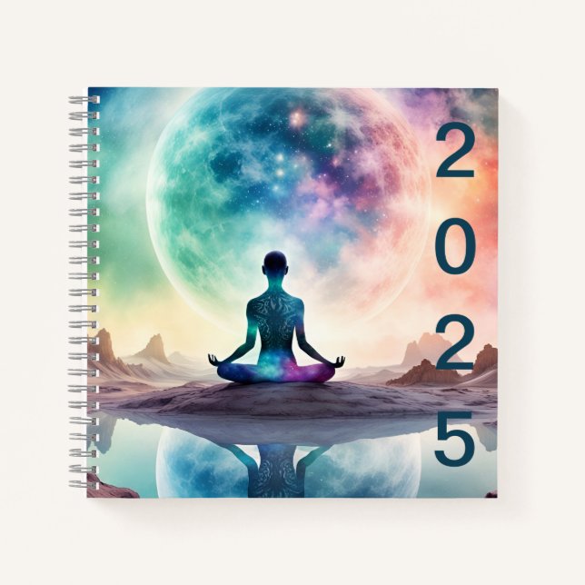 Yoga 2025 notizbuch (Vorderseite)