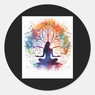 Yoga 3 Uni Aufkleber
