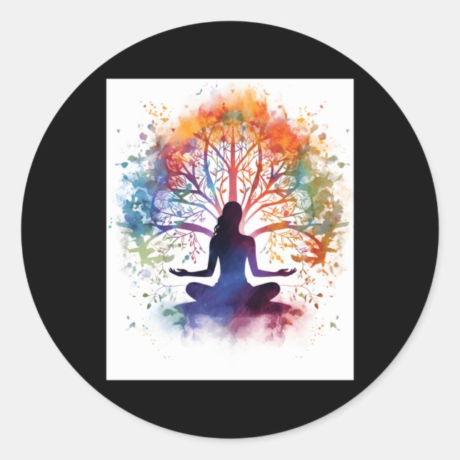 Yoga 3 Uni Aufkleber (Vorderseite)