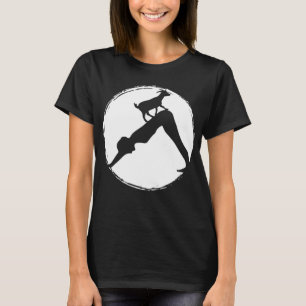 Yoga-Abwärtsposition für Ziegen - Yoga-Student ode T-Shirt