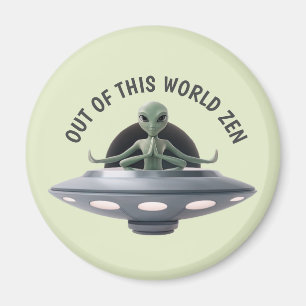 Yoga Alien Magnet