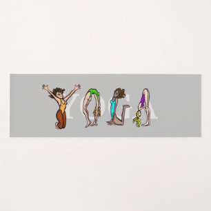 Yoga Alphabet Women Mat Yogamatte