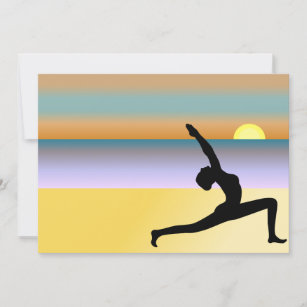 Yoga am Strand - individuelle Einladungen