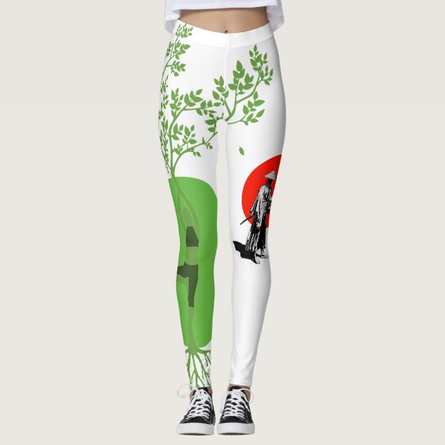 Yoga and Samurai Leggings (Vorderseite)