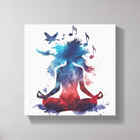 Yoga Art Print / Yoga Artwork / Yoga Art / Yoga Po