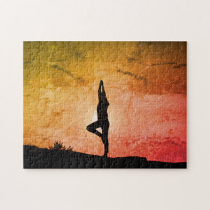 YOGA AT SUNSET PUZZLE