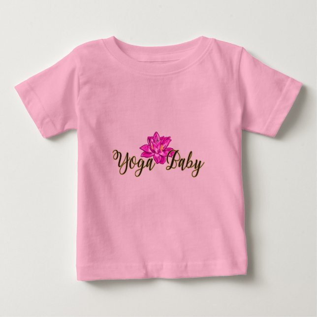 Yoga-Baby-Bodysuit Baby T-shirt (Vorderseite)