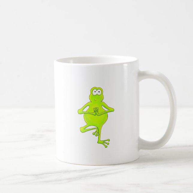 Yoga-Baum-Frosch Tasse (Rechts)