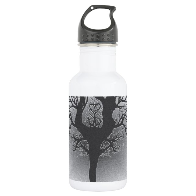 Yoga-Baum Trinkflasche (Vorderseite)