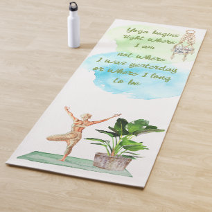 Yoga Begins Fitness Mat Yogamatte