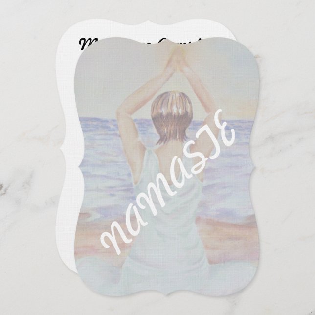 YOGA BITTE | EINLADUNG (Vorne/Hinten)