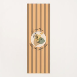 Yoga Blüte, wo man Blumenessenz gepflanzt hat Yogamatte