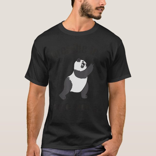 Yoga Breathe In Rage Out Funny Yoga Panda Workout T-Shirt (Vorderseite)