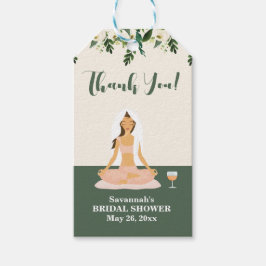 Yoga Bride Mimosa Brautparty Vielen Dank Geschenkanhänger