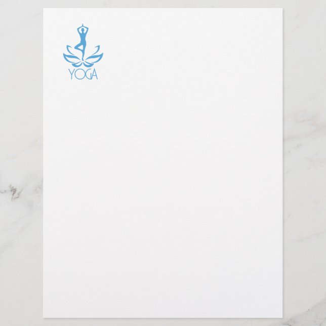 Yoga Briefbogen (Vorderseite)
