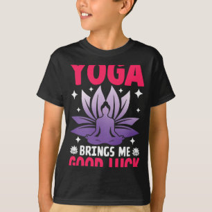Yoga bringt mir Glück Meditation Ruhe T-Shirt