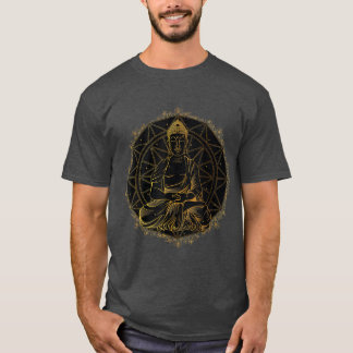 Yoga Buddha Mandala Design für Männer Mandala T-Shirt