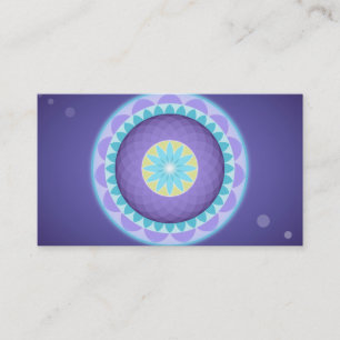 Yoga Business Card für elegante Lotus Blume Visitenkarte