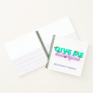 Yoga Butterflies Daily Journal & Sketch Notebook Notizbuch