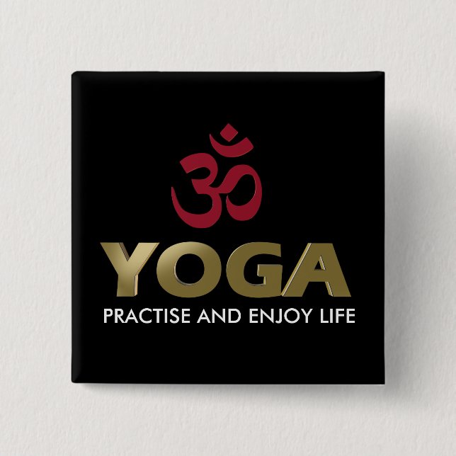 Yoga Button (Vorderseite)