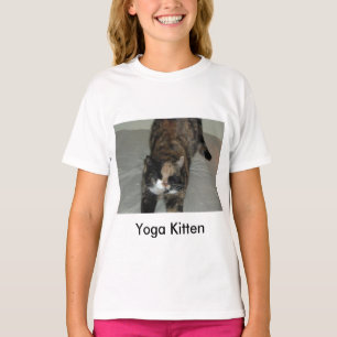Yoga Calico Cat T-Shirt