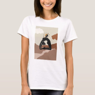 Yoga camel Pose ustrasana yan T-Shirt