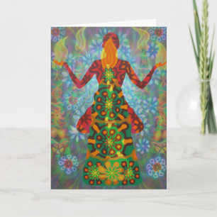 YOGA CANDLE DIGITAL - 2012 AS GREETING CARD KARTE