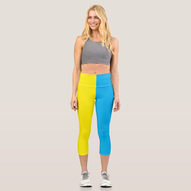 Yoga Capris, hochgeschliffen, XS (0-2) Capri Leggings (Vorderseite)