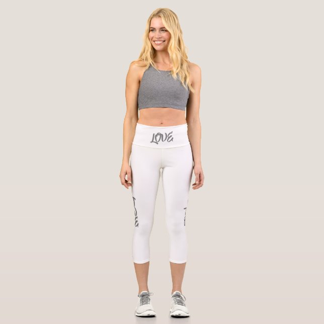 Yoga Capris, hochgeschliffen, XS (0-2) Capri Leggings (Vorderseite)