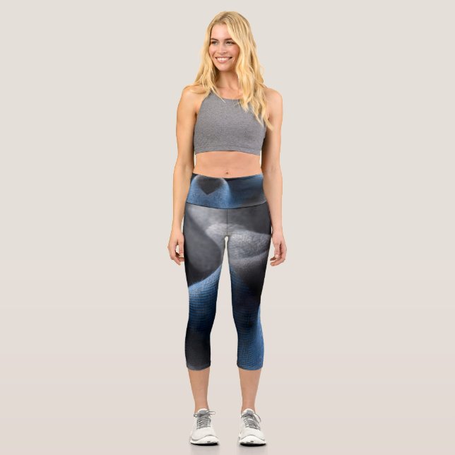 Yoga Capris, hochgeschliffen, XS (0-2) Capri Leggings (Vorderseite)