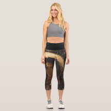 Yoga Capris, hochgeschliffen, XS (0-2)