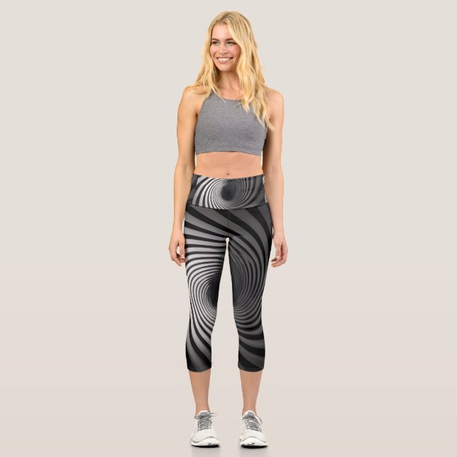 Yoga Capris, hochgeschliffen, XS (0-2) Capri Leggings (Vorderseite)