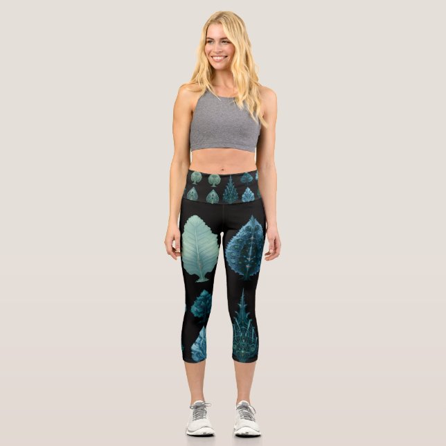 Yoga Capris, hochgeschliffen, XS (0-2) Capri Leggings (Vorderseite)