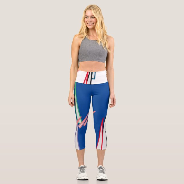 Yoga Capris, XS Capri Leggings (Vorderseite)